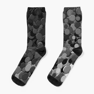 Black, White, and Grey Bubbles
