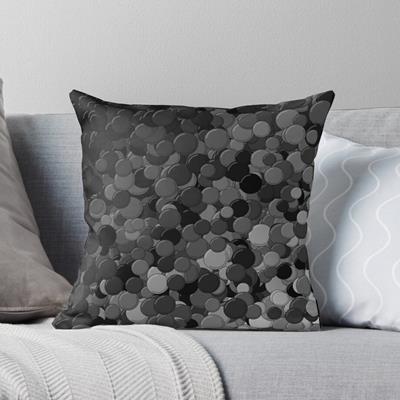 Black, White, and Grey Bubbles