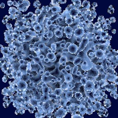 Black and Blue Blobs