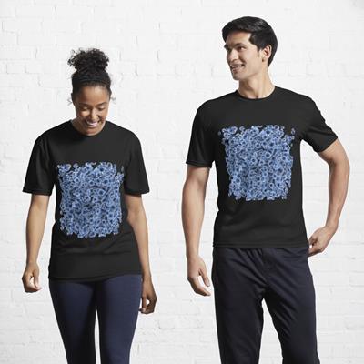 Black and Blue Blobs