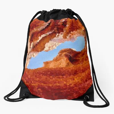 Blue Sky From the Bottom of the Canyon