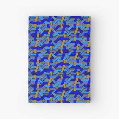Blue and Gold Knotwork