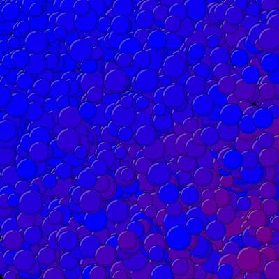 Blue and Purple Bubbles