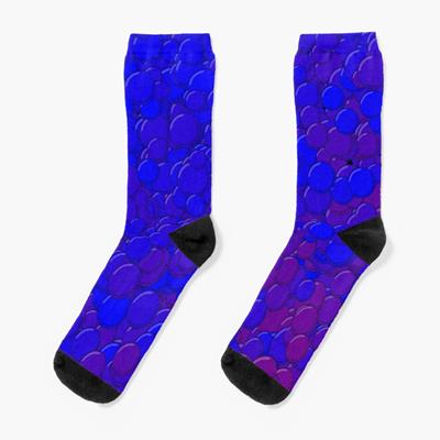Blue and Purple Bubbles