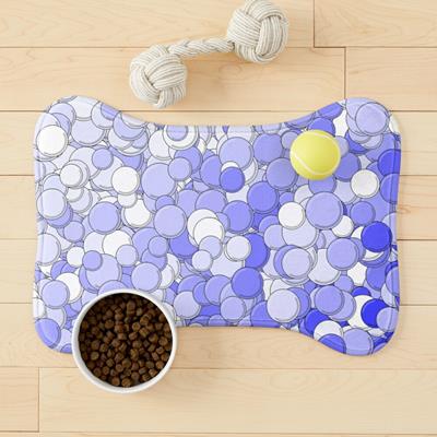 Blue and White Bubbles