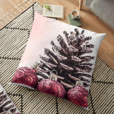 Christmas Baubles and Pine Cone