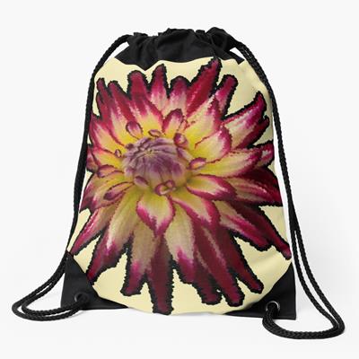 Crimson and Yellow Flower
