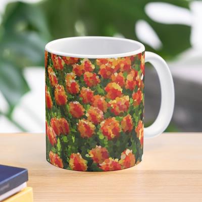 Field of Orange Tulips