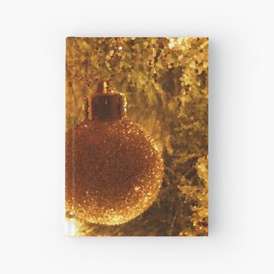 Golden Christmas Bulbs