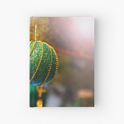 Green and Gold Christmas Baubles