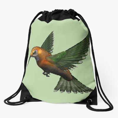 Green and Gold Hummingbird