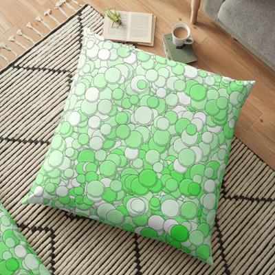 Green and White Bubbles