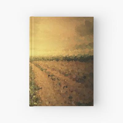 Impressionistic Peaceful Country Road