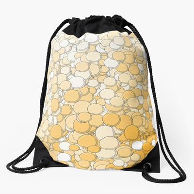 Orange and White Bubbles