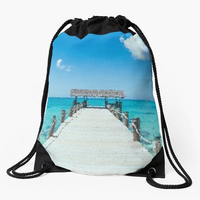 Pier Over Blue Sea