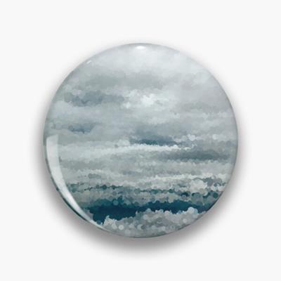 Puffy Clouds in Blue Sky