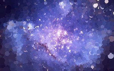 Purple Astronomical Starscape