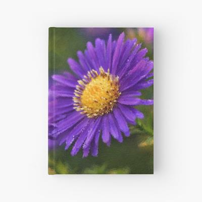 Purple Flowers Against Greenery
