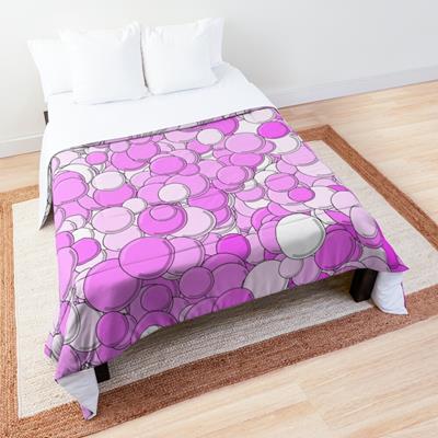 Purple and White Bubbles