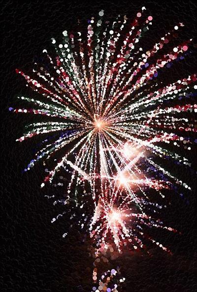 Red Fireworks