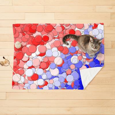 Red White and Blue Bubbles