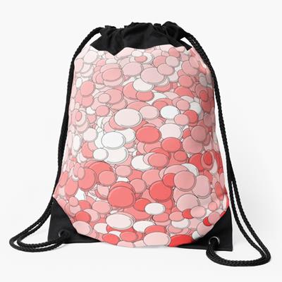Red and White Bubbles