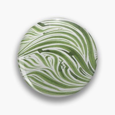 Rich Abstract Line Art in Green