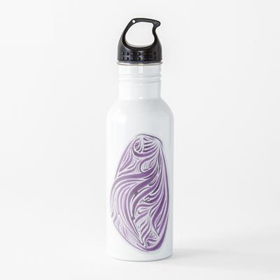Rich Abstract Line Art in Light Purple
