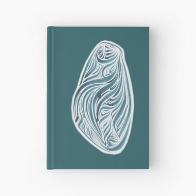 Rich Abstract Line Art in Turquoise