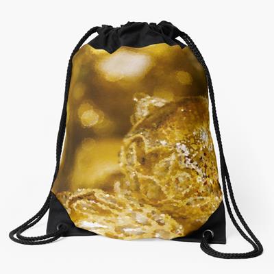 Shiny Golden Christmas Balls