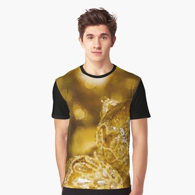 Shiny Golden Christmas Balls