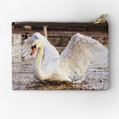 Strutting Swan