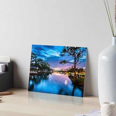 Sunset Over Still Water