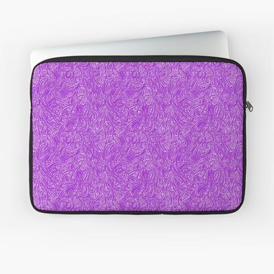 Swirling Abstract Line Art in Pink and Purple