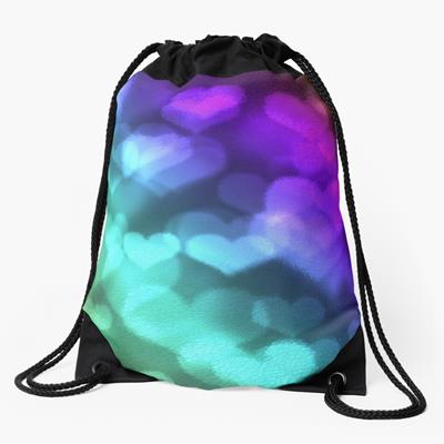 Trippy Colorful Hearts
