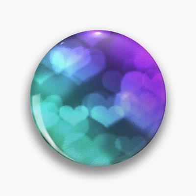 Trippy Colorful Hearts