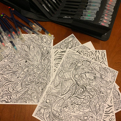 Swirly Coloring Pages